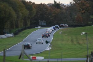 Various cars on track day